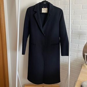 Topshop Navy Pea Coat